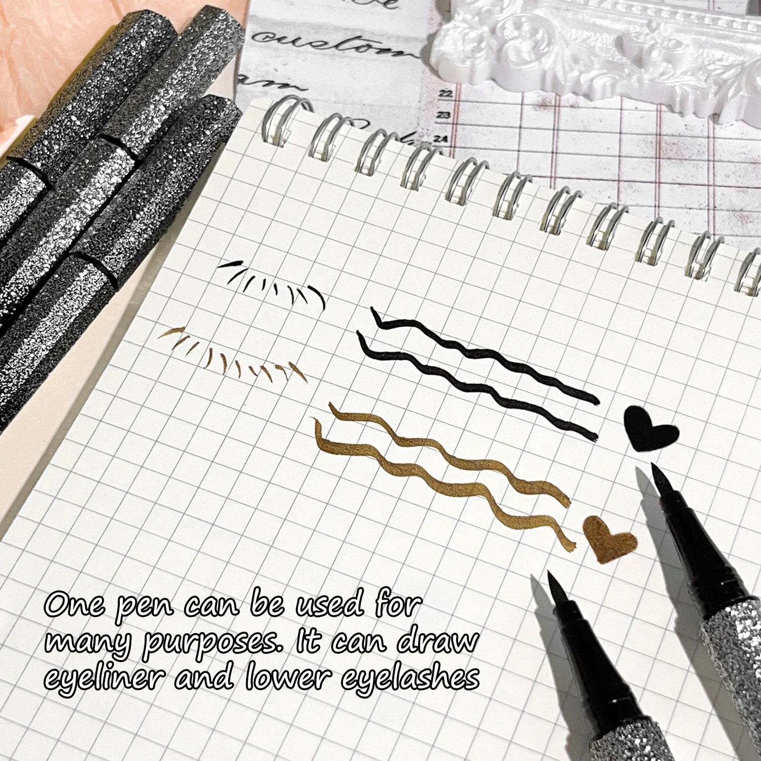 Starry Sky Liquid Eyeliner – Smudge-Proof, Waterproof, Quick-Dry, Long-Lasting, High-Pigment, Easy for Beginners, Precise Tip