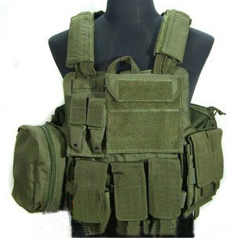 Tactical Vest Molle CIRAS Airsoft Combat Vest W/Magazine Pouch Releasable Armor Plate Carrier Strike Vests Hunting Clothes Gear