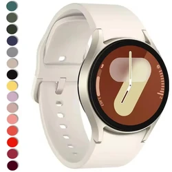 20mm Original Silicone Band For Samsung Galaxy Watch 7 44mm 40mm Strap Watch 6 5 4 Classic 47mm 43mm 46 42mm/5 Pro 45mm Bracelet