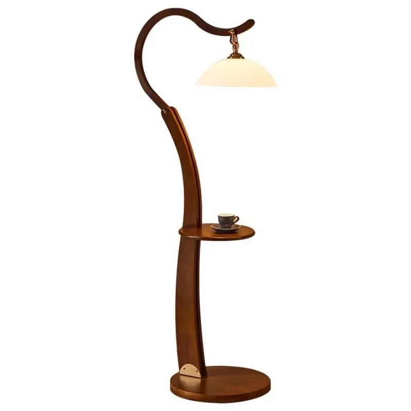 

Chinese floor lamp fishing lamp American living room sofa bedroom design atmosphere with coffee table integrated table lamp