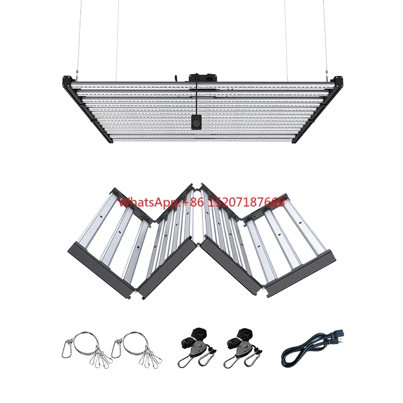 New 3 models High Efficacy Hydroponic Led Plant Grow Lights LM301B/3030 1000W 840W LED Grow Light Bars Foldable