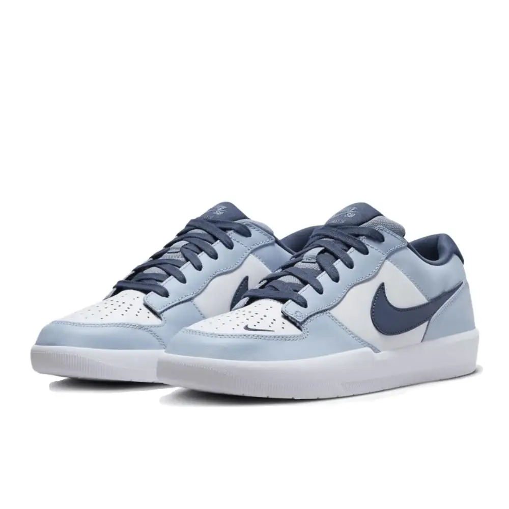 Nike SB Force 58 Street Skate Retro Rubber Sole Low-Top Skate Shoe Unisex North Carolina Blue HJ3489-141