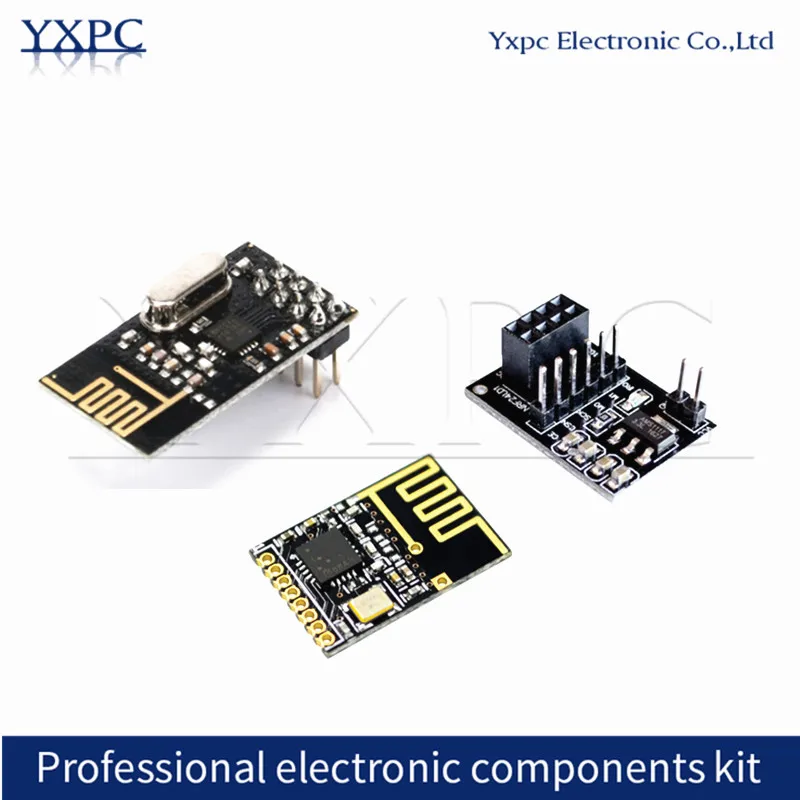 Nrf24l01 + 2.4g módulo de transmissão dados sem fio 24l01 + adaptador módulo sem fio 3.3v para arduino