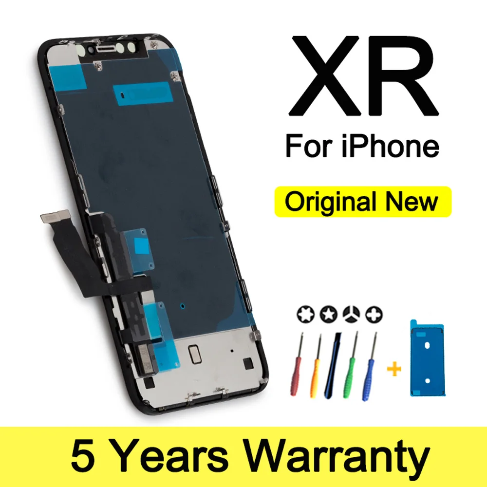 

Top Factory Wholesale 100% New Lcd for iPhone XR Display Screen Touch With Metal Factory Display For iPhone XR Lcd touch Screen