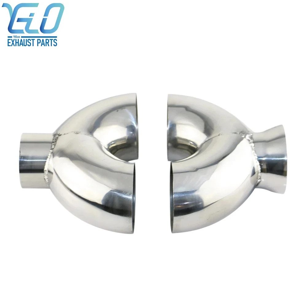 

Stainless Steel Y Type Way Connector 2'' 2.5'' Exhaust Welding Tee Pipe Fitting car accessories