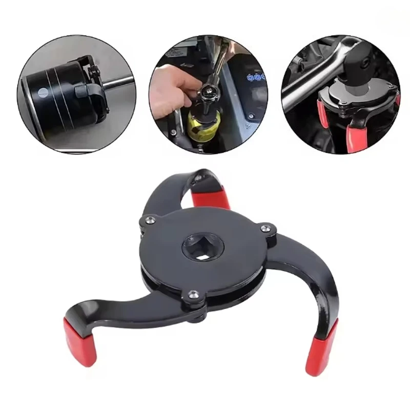 

Three-jaw Filter Wrench Efficient Robust And Durable Heavy-duty Trending High-quality Popular Oil Filter Wrench Versatile