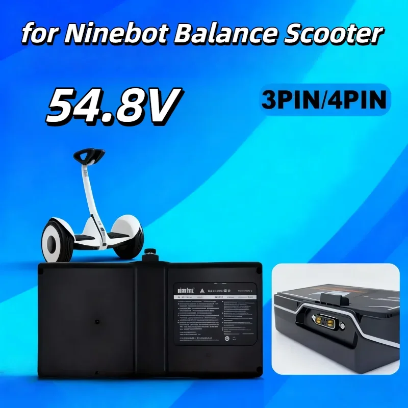 

54.8V Lithium Battery,for Ninebot Balance Scooter – Fits No.9 Balance Mini Pro Scooter, 3PIN/4Pin Connectors,Replacement Battery