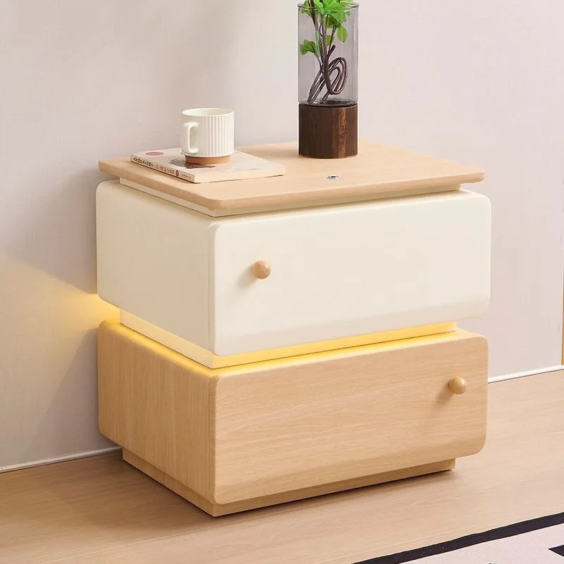 Narrow Office Nightstands Storage Extractable Dorm Essentials Nightstands Space Saving Small Mesita Noche Bedroom Furniture