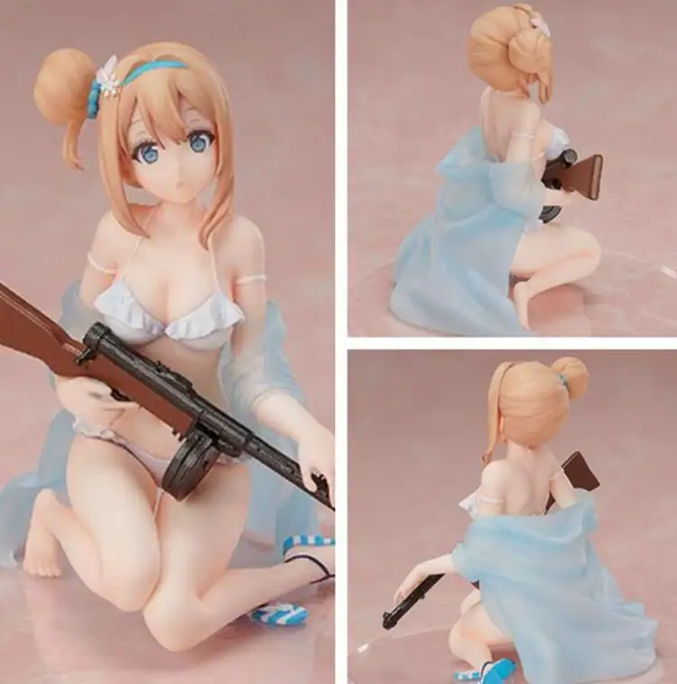 Anime mädchen frontline suomi KP-31 sexy mädchen pvc action figur spielzeug 10cm