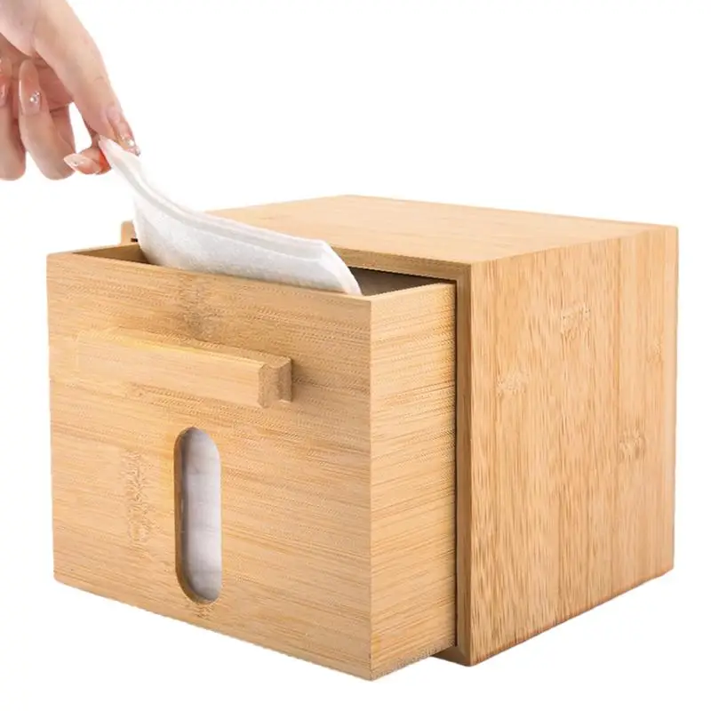 Face Towel Holder Box Facial Wash Towel Storage Holder Box Makeup Remover Dry Wipes Container Cosmetics Organizer Face Towel Box