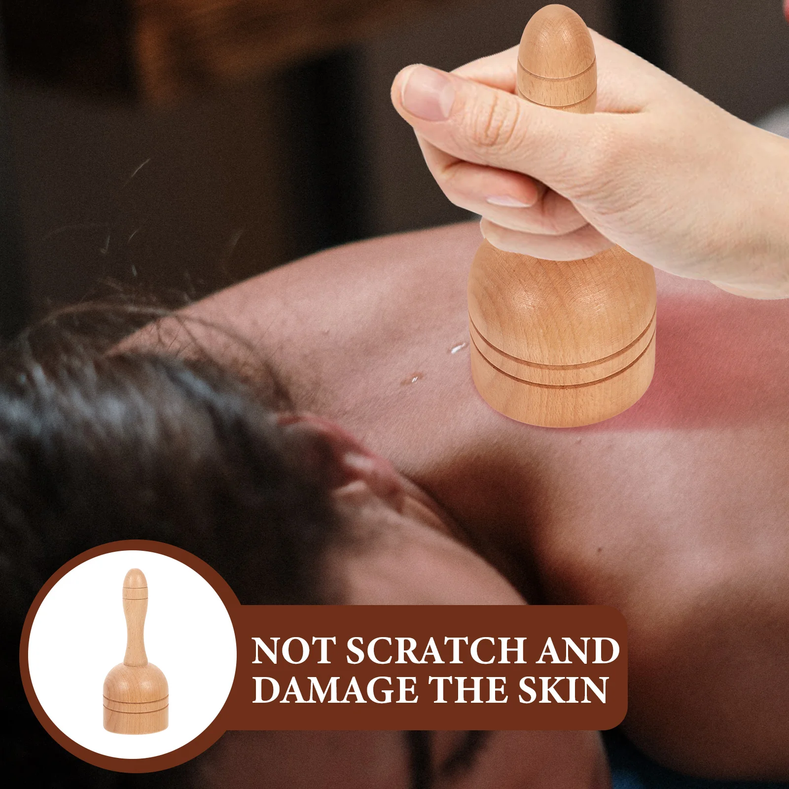 

Scrape Massager Cupping Supply Device Cups for Tool Household Scraping Beech
