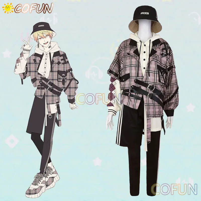 

COFUN Customized] Game Project Sekai Tenma Tsukasa Cosplay Costume Anime PJSK Clothing Party Suit Halloween Uniforms