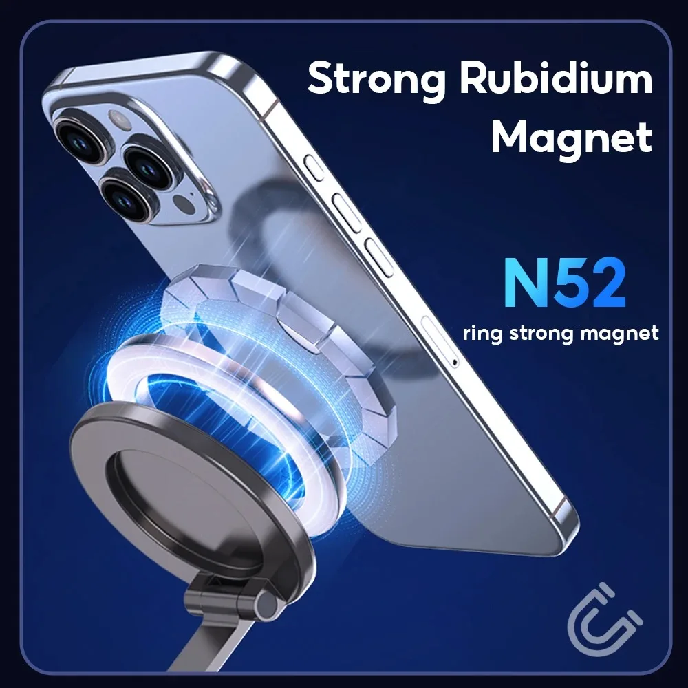 Autotelefonhalterung, magnetischer Autotelefonhalter, Vakuumsaug-Telefonhalterung, breite Kompatibilität, 360-Grad-drehbarer Saugnapf Nr