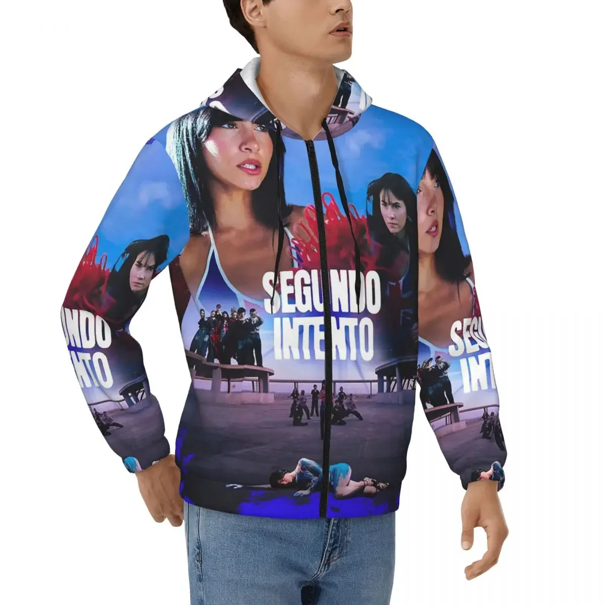 Aitana Ocana Singer cremallera sudaderas con capucha Hip Hop pulóver Otoño Invierno hombres mujeres sudadera camisetas de manga larga