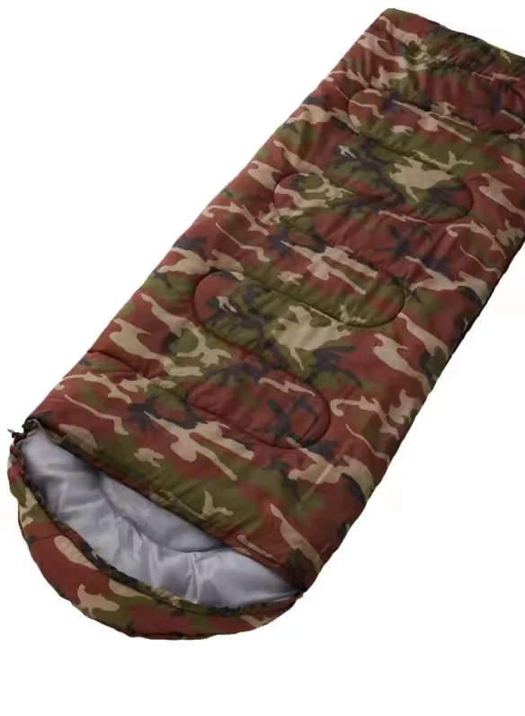 

Russia 3.5KG sleeping bag minus 15 degrees -25 degrees cold resistance waterproof warm 3kg army green camouflage outdoor