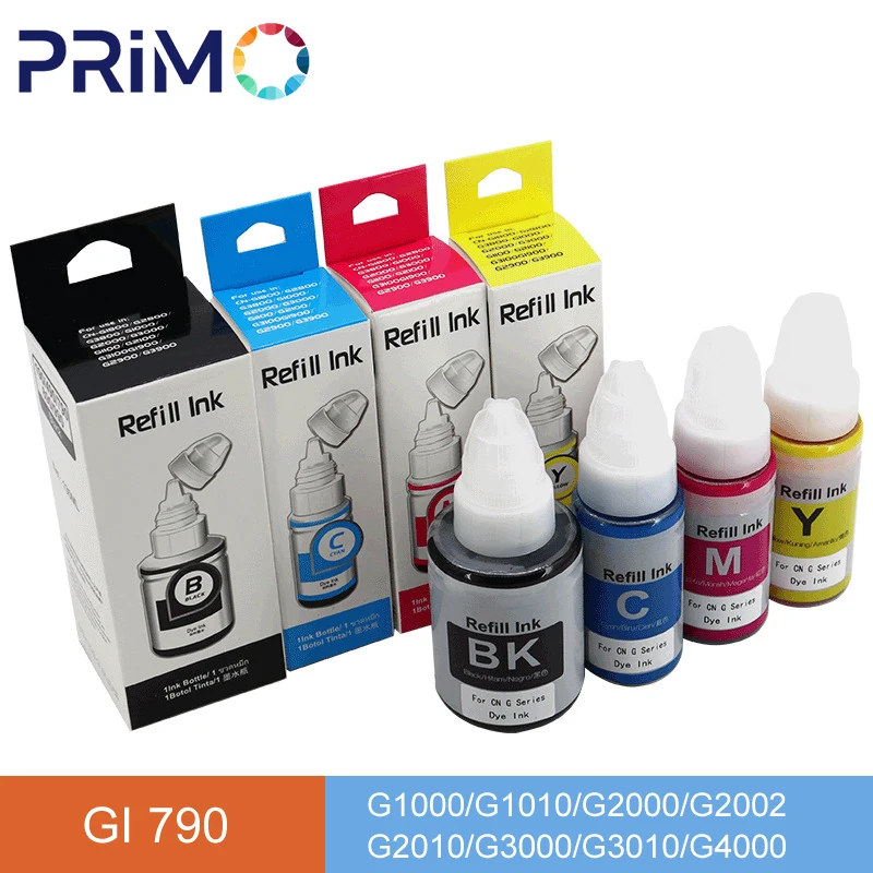 GI190 GI290 GI490 GI590 GI690 GI790 GI890 GI990 Refill Dye Ink For Canon G1000 G1100 G1400 G2000 G2100 G2002 G2400 G3000 G4000