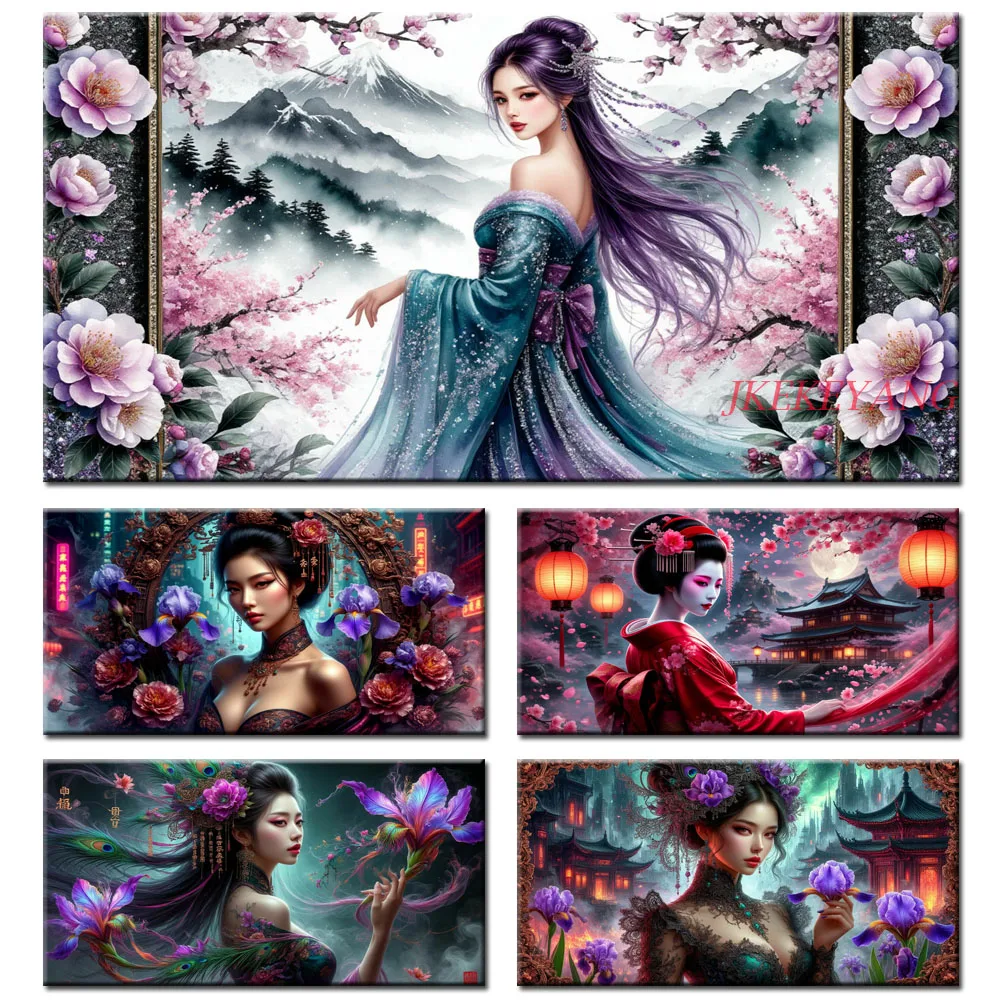 

Красота и цветы картина DIY алмазная живопись вышивка крестиком полные дрели Алмазная мозаика новая коллекция домашний декор