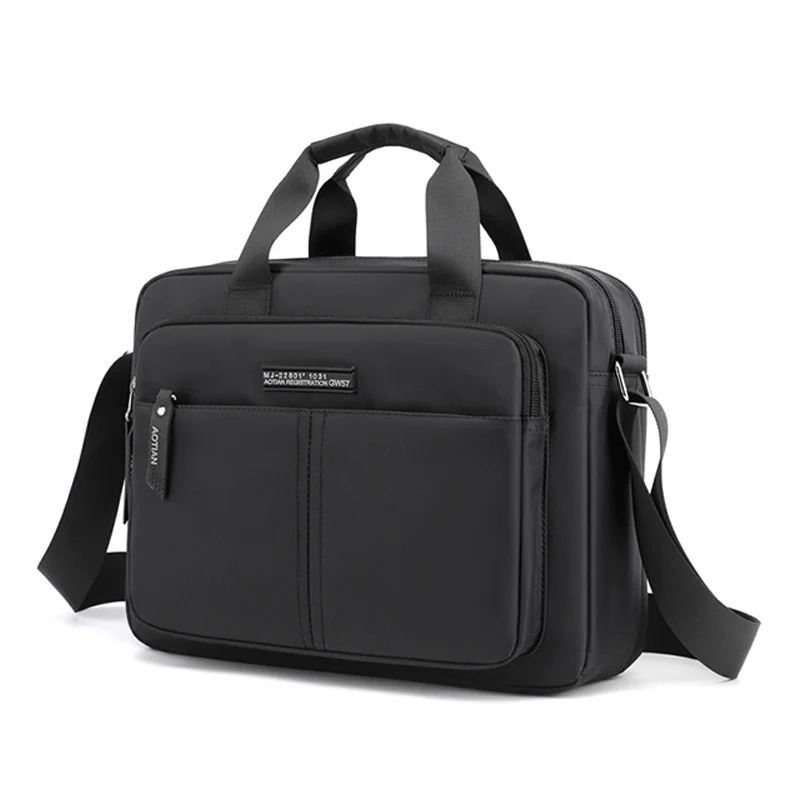 

Large Capacity Waterproof Oxford Cloth Nylon Men's Bag Shoulder Crossbody Bag Multi-layer Function Handbag Briefcase