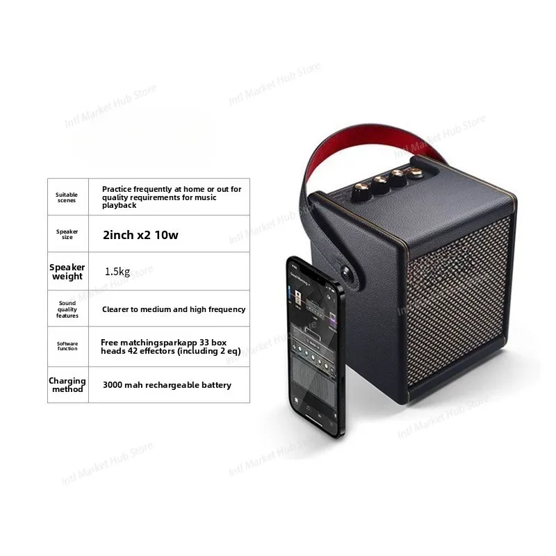 Altavoz Bluetooth recargable con rejilla positiva para Spark Mini 40 go, bajo, eléctrico inteligente, equipo de Audio especial para exteriores