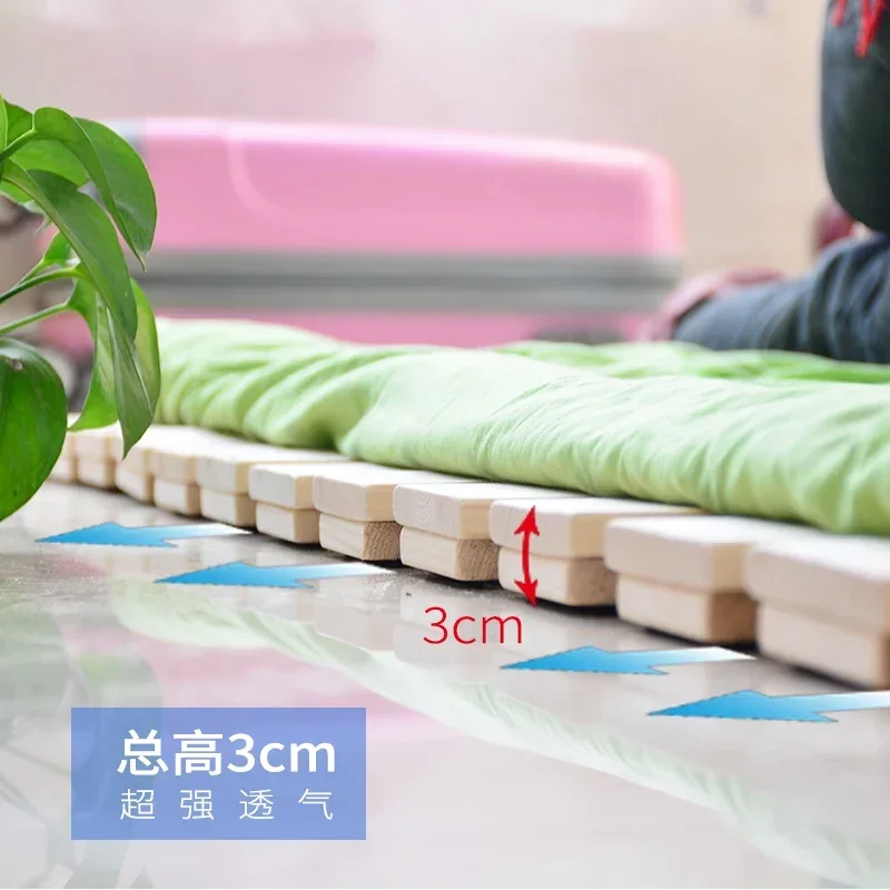 Customized moisture-proof frame, solid wood tatami, breathable folding hard bed board, simple pine mattress frame, 1.51.8 meters