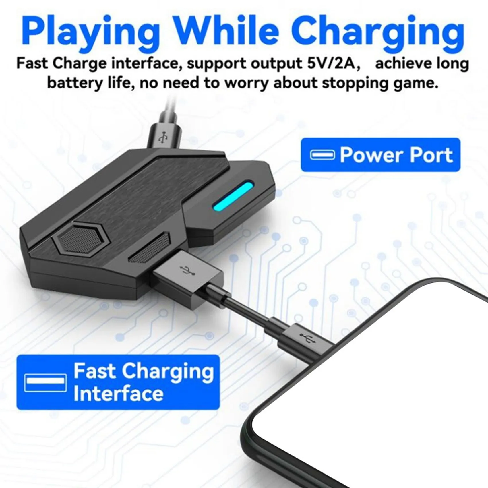 

Reliable~ Gamepad Mobile For PUBG Controller Gaming Keyboard Mouse Converter Bluetooth For IOS Android Game Adapter