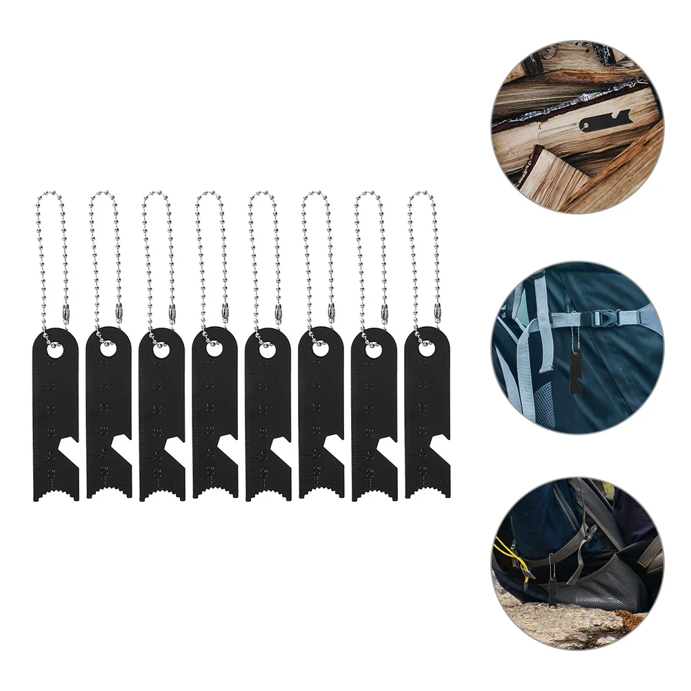 

Outdoor Flint Scraper Lighter Camping Rod Black Manganese Steel Fire Lighters Accessories