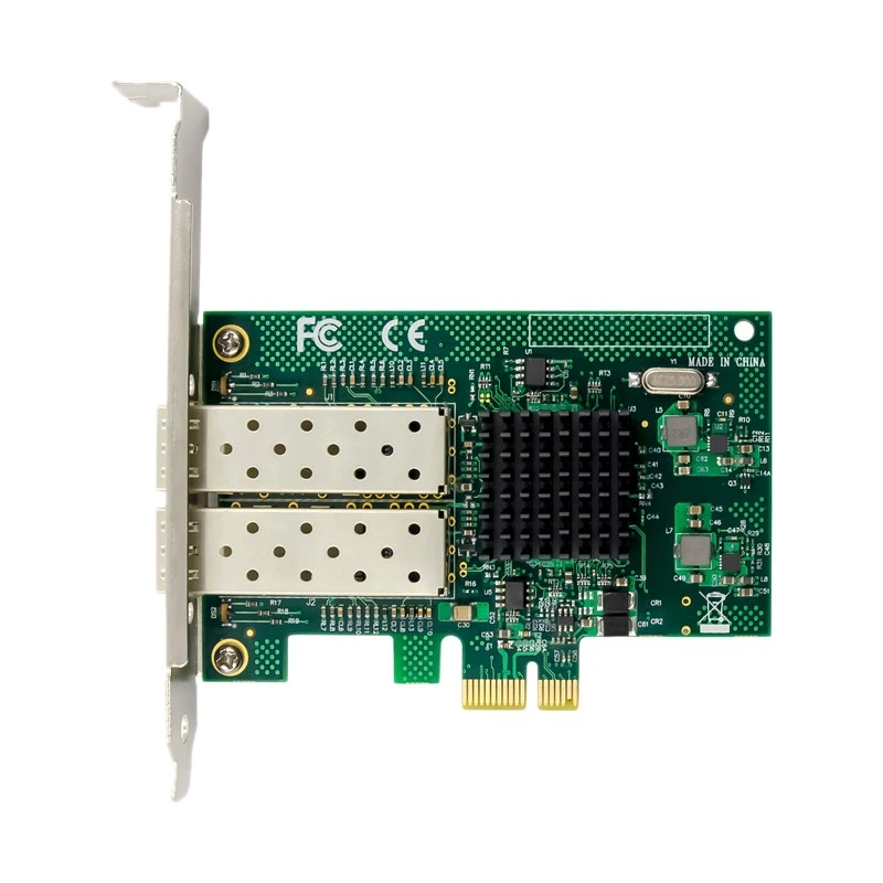 82576 Network Card, Pci Express X Gen 2.1, 2.5Gt/S Dual Optical Port Gigabit Fiber Lc Adapter Card