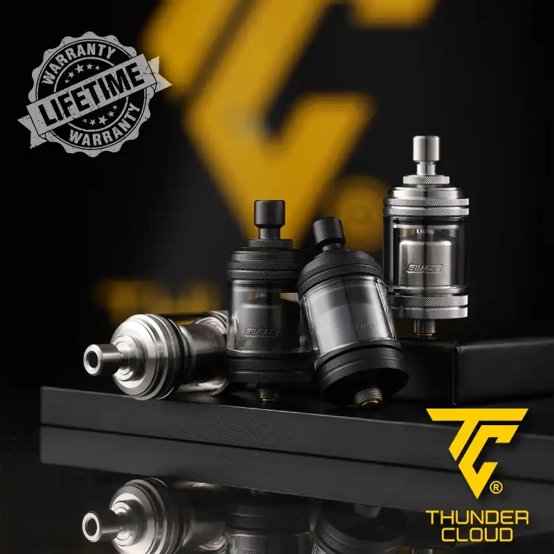 Authentic ThunderCloud Blaze MTL RTA Atomizer 22mm 3ml Single Rebuildable Dripping Tank Leak Proof 510 Electronic Cigarette