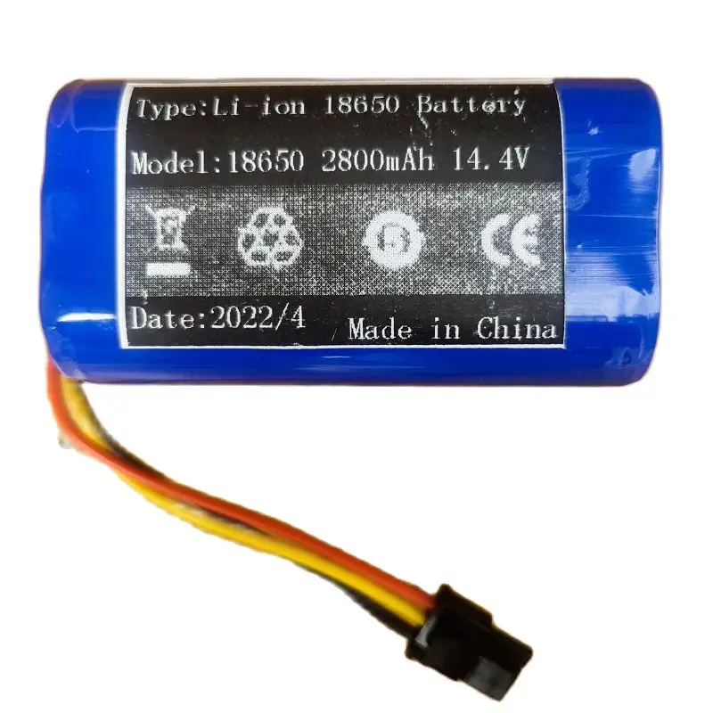 New Battery for 360 S5 S7 Pro T90 X9 C50 Robotic Vacuum Cleaner Li-ion 18650 14.4V 14.8V 2800mAh