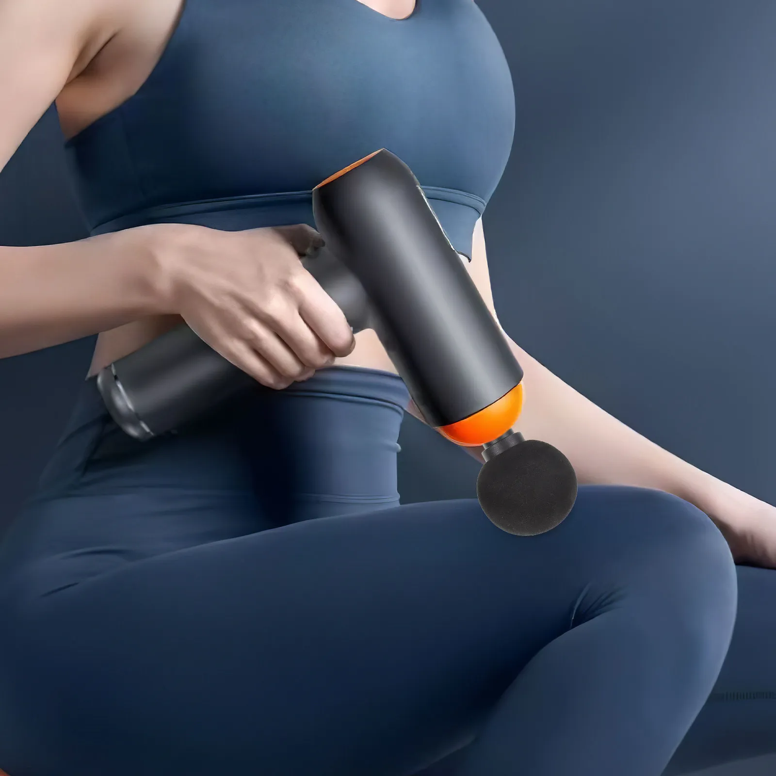 1Set Massage Premium Material Fascia Massage Tool for Muscle Relaxation Deep Tissue Fitness Massager Adapter Black