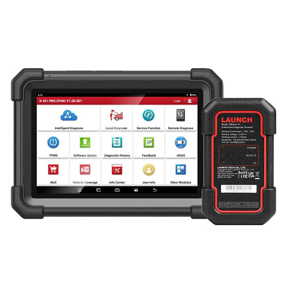 LACH X431 PRO DYNO X-431 Obd2 Bidirectional Car Diagnostic Scanner with Key Coding Upgrade of V Elite Auto Diagnostic Tools