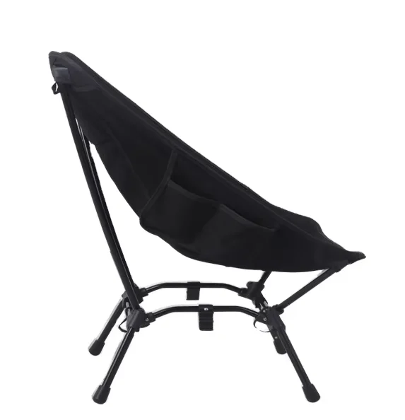 Ultra-Light Portable Camping Chair High Backrest Outdoor High Low Dual-Purpose Square Moon Chair Canvas Seven Series Aluminum