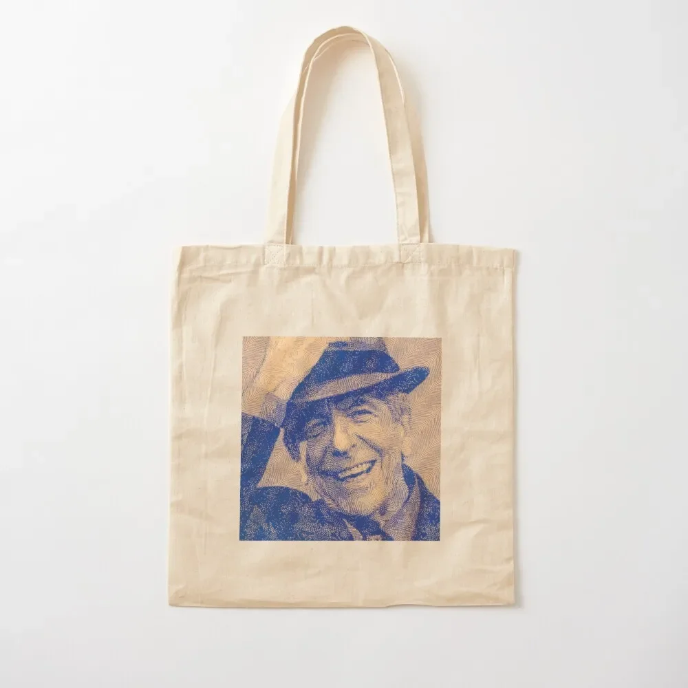 

Leonard Cohen Var3-04 High Quality original digital drawing by Aryan Shahabian Tote Bag Canvas bag Tote Bag