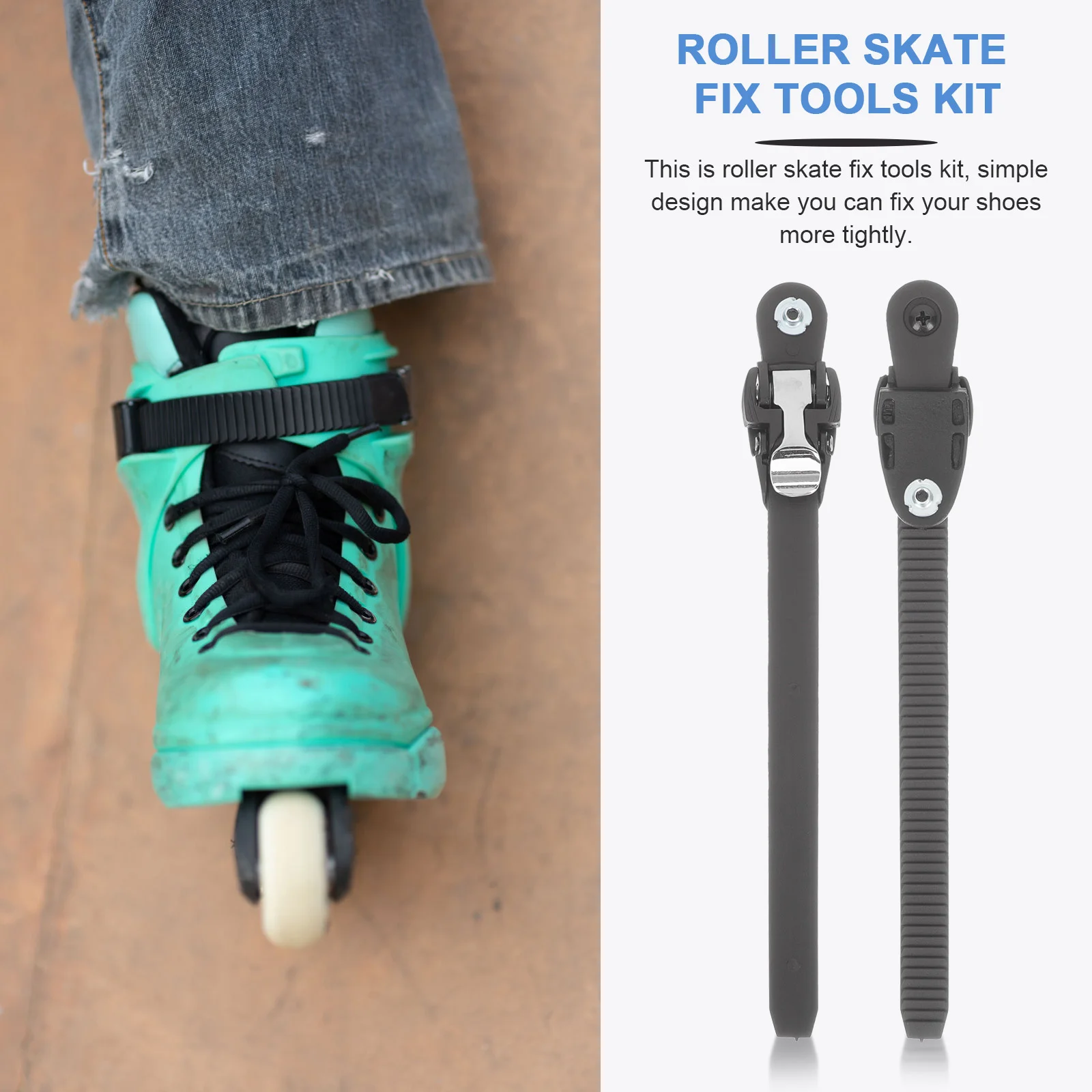 The Skating Shoes Buckle Skates Strap Supplies Ice Equipment Fixing Leash Pvc Roller for Straps