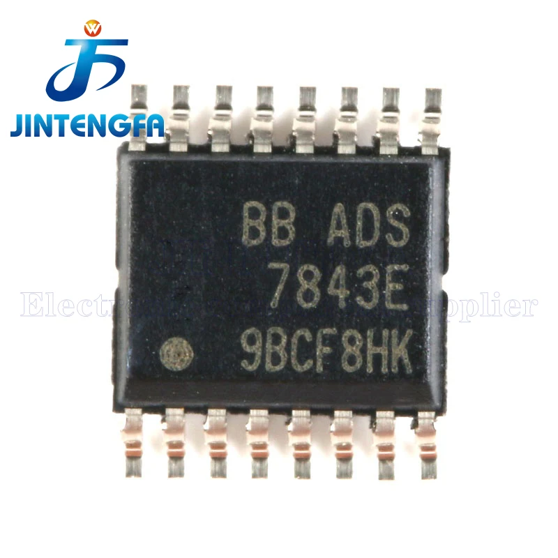 ADS7843E 7843E ADS7843 SSOP-16 Touch Screen Controllers 12-bit Sampling Analog To Digital Converter ADC IC SMD Chip