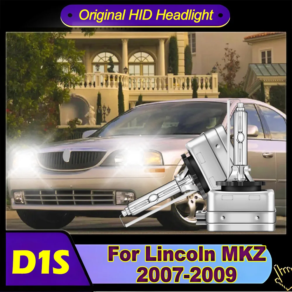 

2 шт. D1S ксеноновые фары 6000K супер яркие оригинальные HID фары ближнего света для Lincoln MKZ 2007 2008 2009 Plug and Play