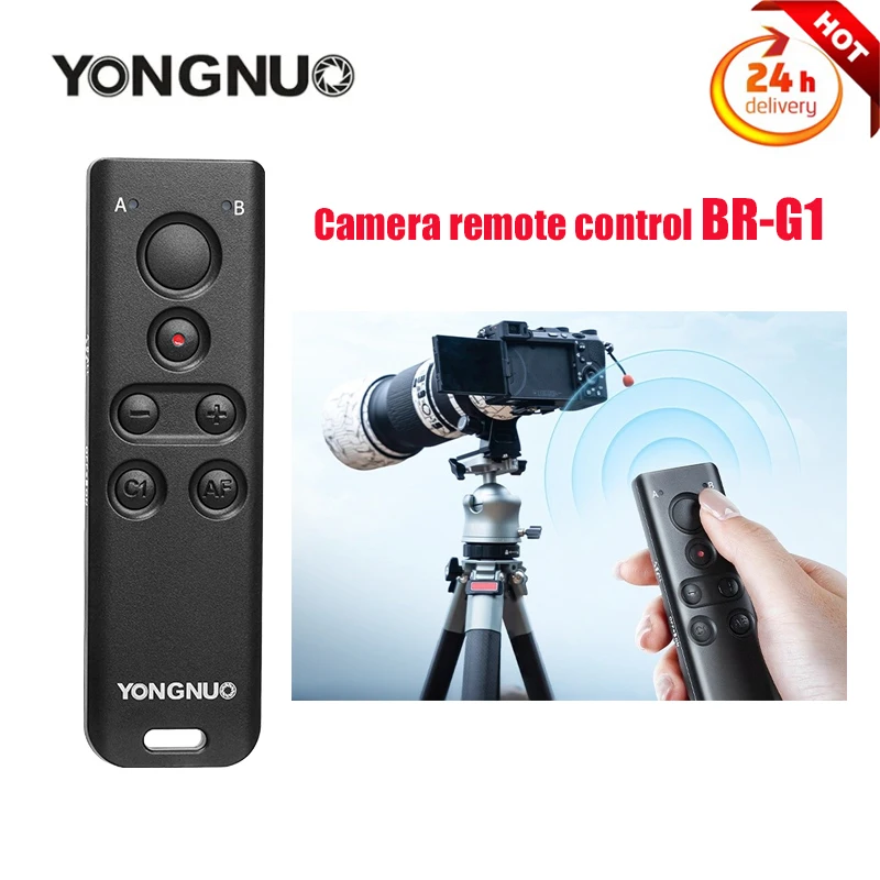 

YONGNUO Camera Remote Control BR-G1 Compatible with Canon/Sony/Fuji/Nikon Mirrorless Shutter Photography and Video Recording