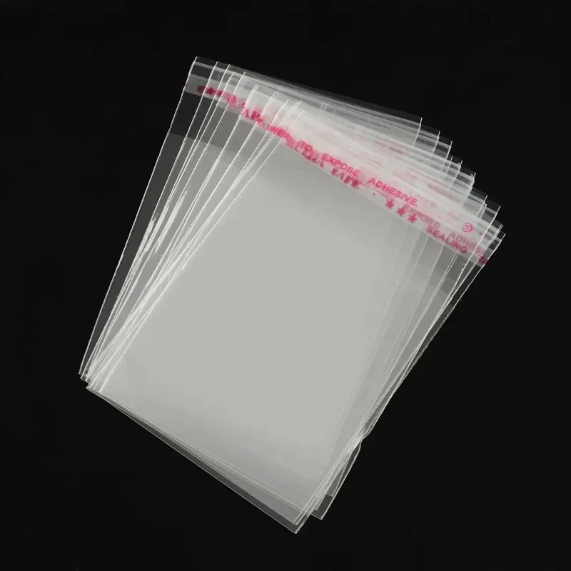 

100Pcs Transparent Self-sealing Jewelry Accessories Candy OPP Self-adhesive Bag Packaging Resealable Gift Cookie Packaging Bag