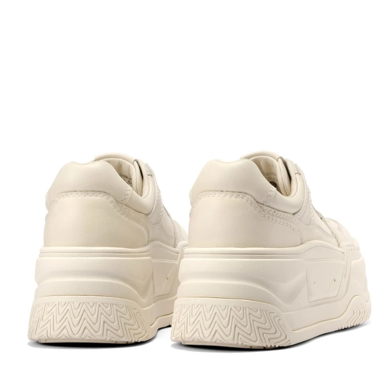 أحذية ركاب أوروبية للنساء 7.5 سنتيمتر جلد طبيعي تنفس أحذية رياضية كاجوال سميكة سوليد الارتفاع زيادة الأحذية