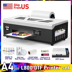 A4 DTF Printer For EPson L800 Impresora a4 dtf printing machine Direct to Film A4 DTF Printers For T-Shirt Hoodie Bags dtf a4