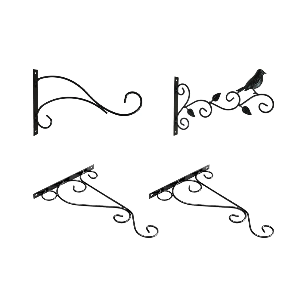 

Siding Hooks For Hanging Plant Hooks Creative And Versatile For Small Spaces Plant Hangers Outdoor Black S hook 30CM