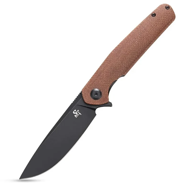 Nóż składany Sitivien ST102 Outdoor Camping, ostrze D2, rękojeść G10, survivalowy, taktyczny, myśliwski, nóż uniwersalny, narzędzia EDC