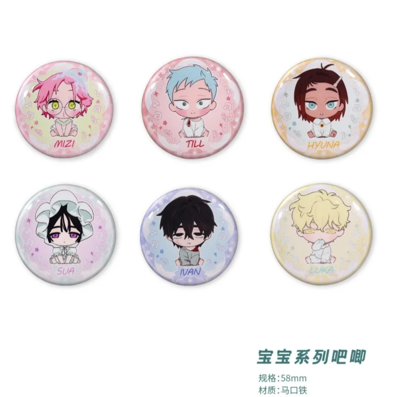 

Аутентичный значок аниме Alien Stage Baby Series, значок слепых коробки, значок Ivan Till Sua Mizi Luka Hyuna, коллекционная модная слепая коробка, игрушки