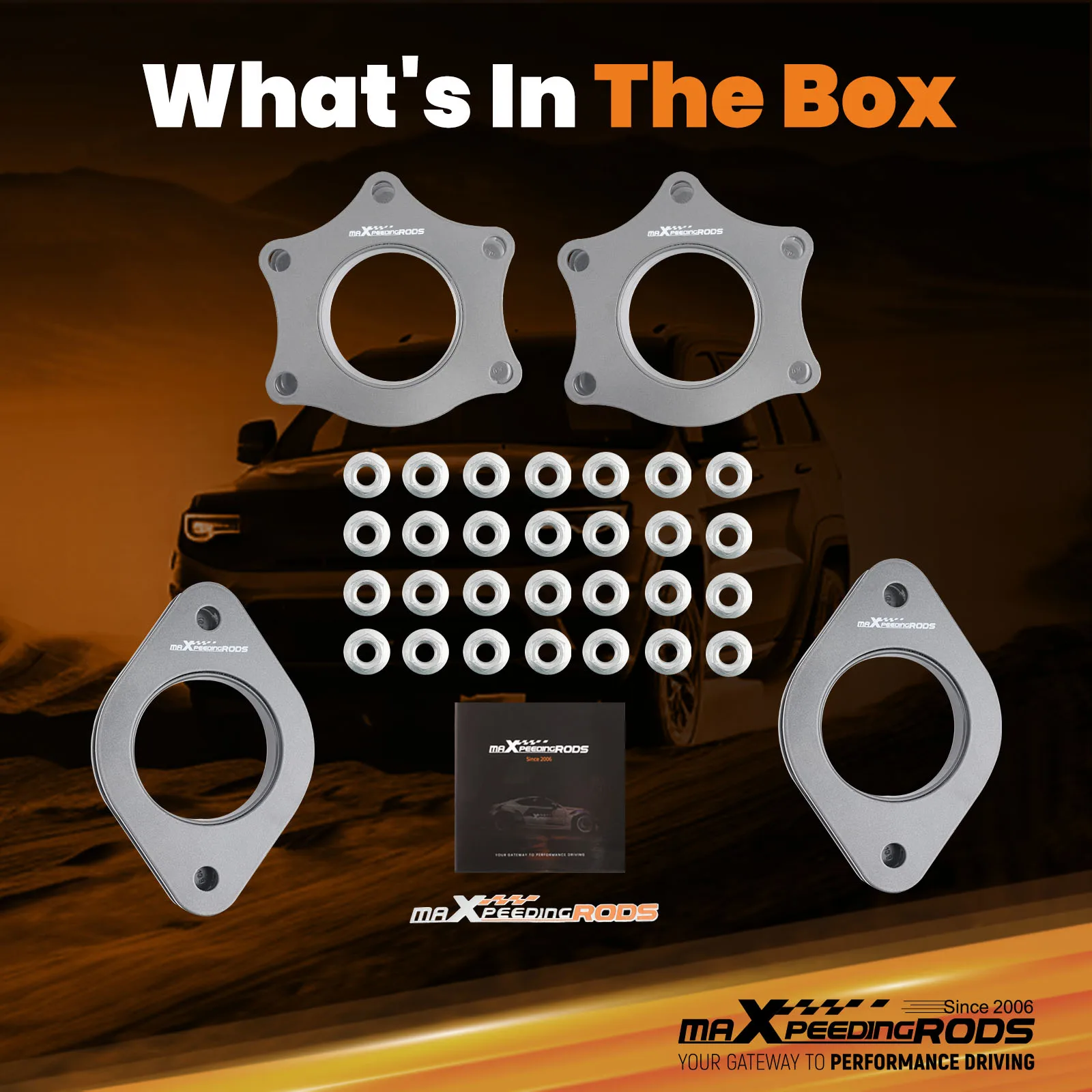 

Front 2" Rear 2" Lift Kit Lift Spacer For Honda CRV 2007-2016 Steel