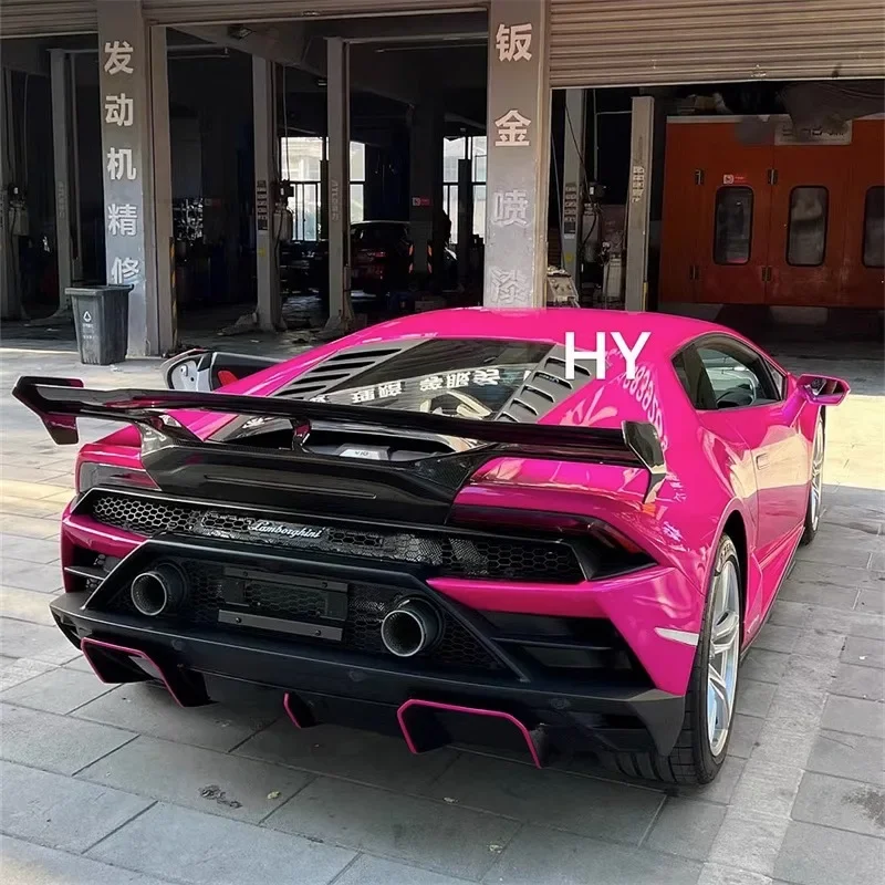 For Lamborghini Huracan LP610 LP580 2014-2021 High Quality Carbon Fiber Car Rear Trunk Lip Spoiler Auto Parts (GT Style)