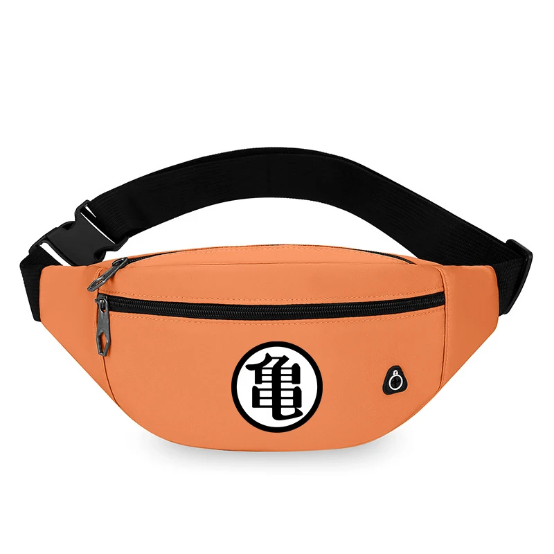 Anime Dragon Ball Son Goku Waist Bags For Unisex Waterproof Oxford Cloth Running Belt Bags Large Capacity Chest Crossbody Bag