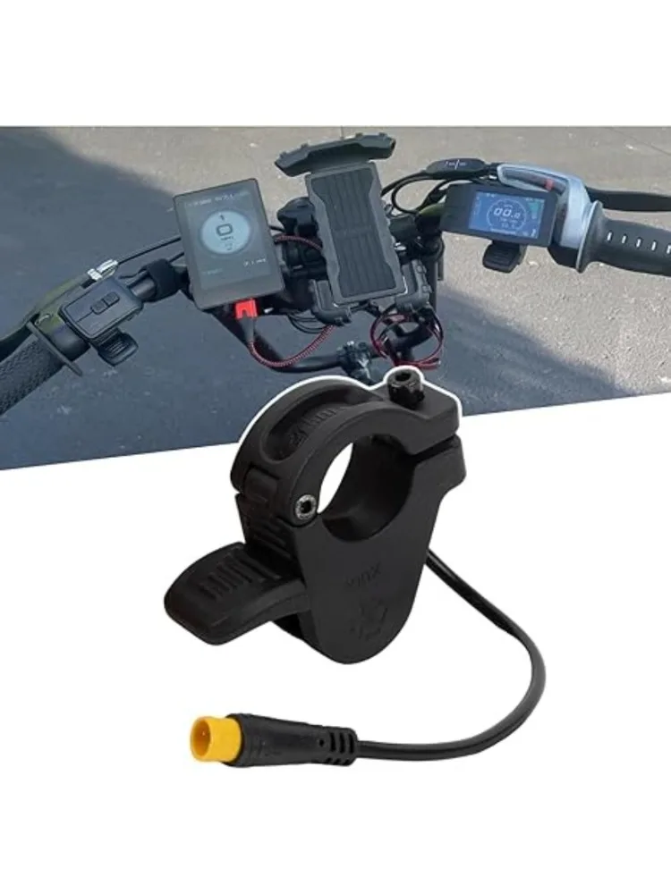 AliExpress NONE 300X Thumb Throttle For 7/8inch 22mm Handlebars 12v 24v 36v 48v 60v 72v Electric Bicycle Scooter 3 Pin Waterproof Plug