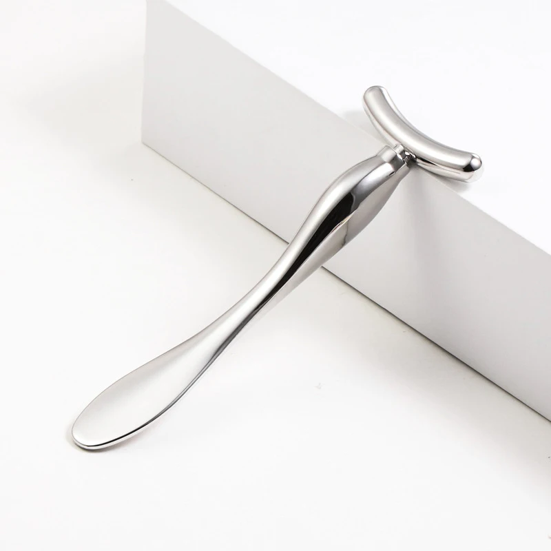 Beauty Bar New Electric Face Slimming Rod Golden Stick T Shaped Facial Massager Tightening Skin Electric Beauty Inst Face Device