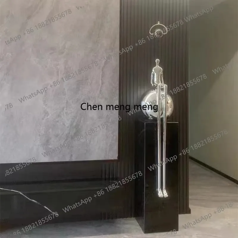 F150 Simple abstract long-legged sculpture floor ornament Welcome decoration for the entrance shop sales office