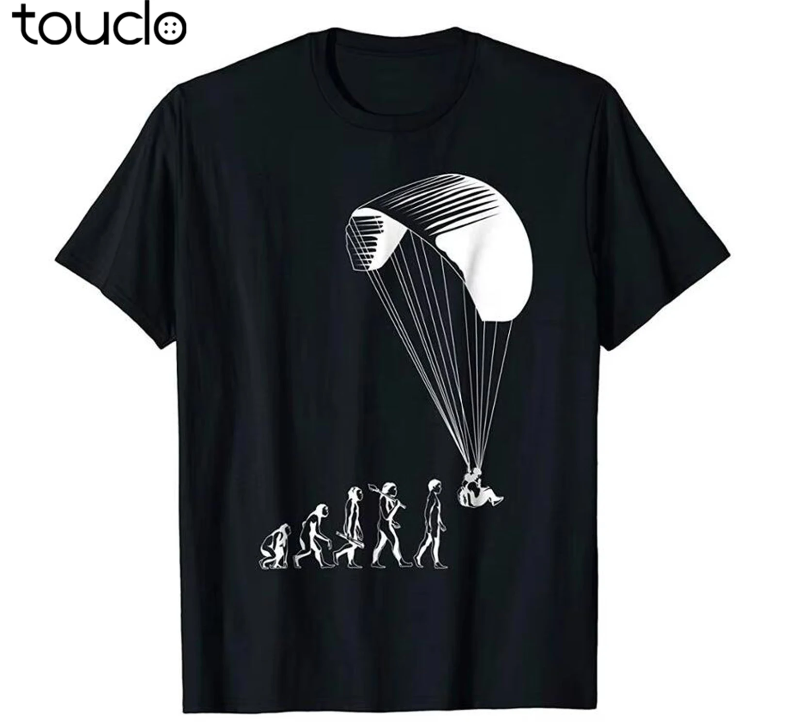 Paragliding Parachutes Soaring New Summer Style Printed Cotton O Neck Tee Shirt Short Sleeve Fit Short-Sleeve T Shirt